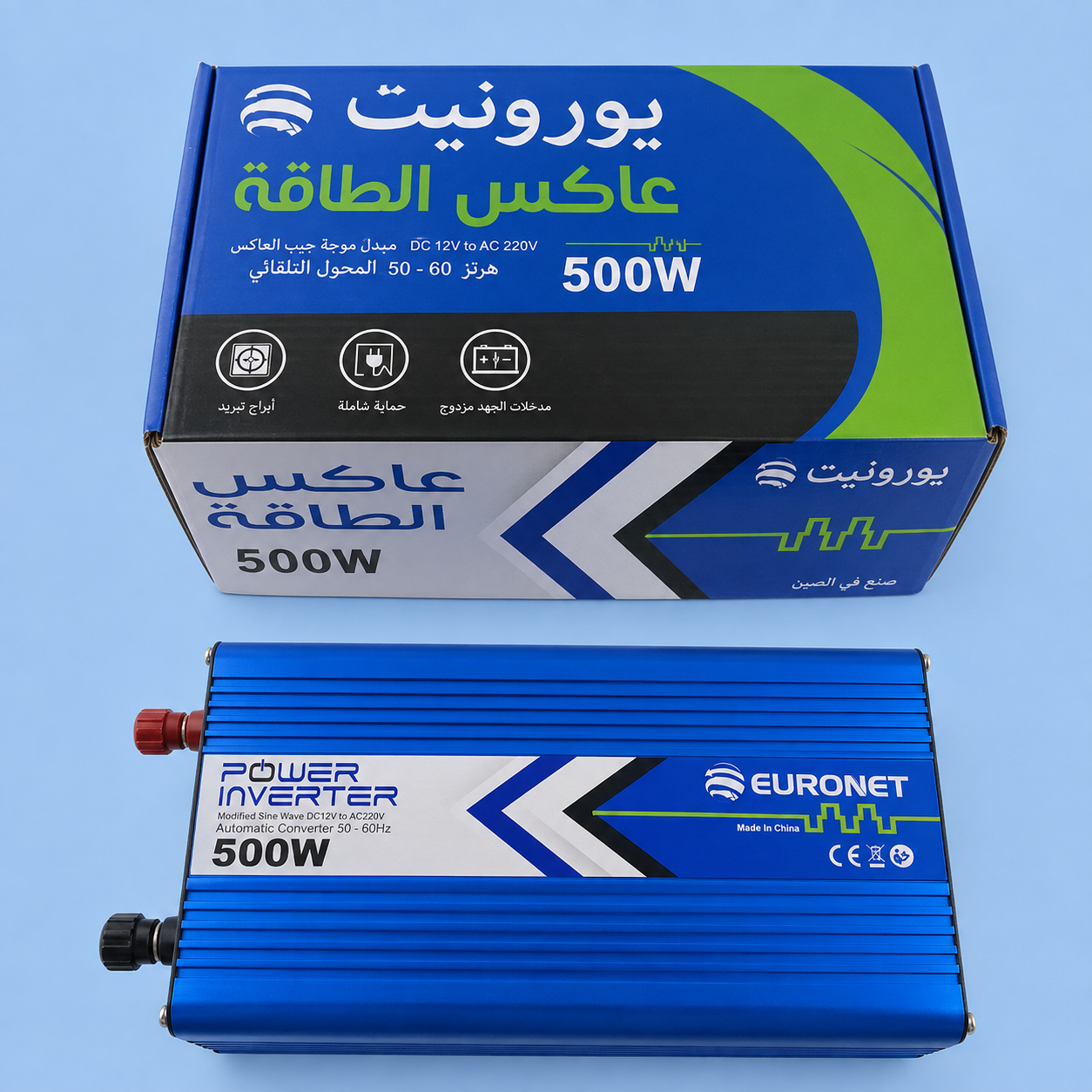 اینورتر یا مبدل برق خودرو ۵۰۰w